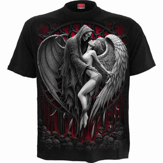 Spiral T-Shirt: Forbidden (Black) (Back Print)