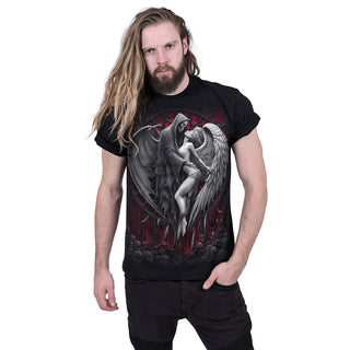 Spiral T-Shirt: Forbidden (Black) (Back Print)