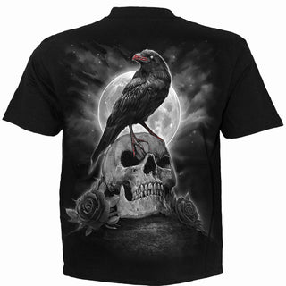 Spiral T-Shirt: Grave Walker (Black) (Back Print)