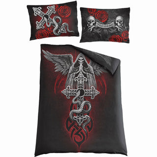 Spiral Duvet Set: The Dead (Black)