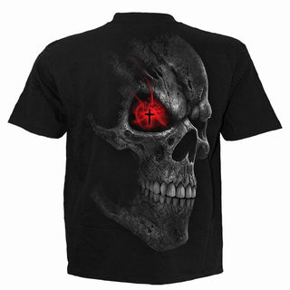 Spiral T-Shirt: Death Stare (Black) (Back Print)
