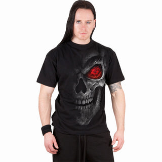 Spiral T-Shirt: Death Stare (Black) (Back Print)