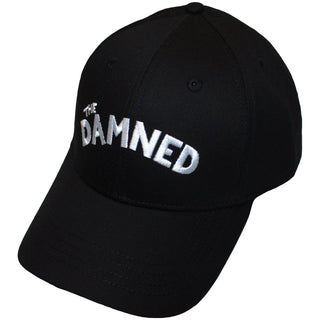The Damned Baseball Cap: Arched Logo (Black)