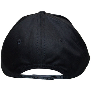 The Damned Baseball Cap: Red Text Logo (Black)