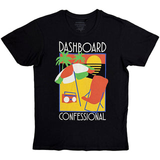 Dashboard Confessional T-Shirt: Vacation Tour (Black)