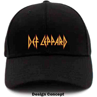 Def Leppard Baseball Cap: Text Logo