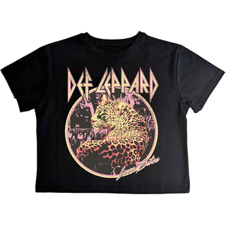 Def Leppard Ladies Crop Top: Love Bites