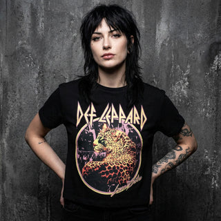 Def Leppard Ladies Crop Top: Love Bites