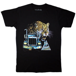 Def Leppard T-Shirt: Truck (Black)