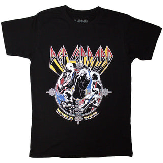 Def Leppard T-Shirt: World Tour (Black)