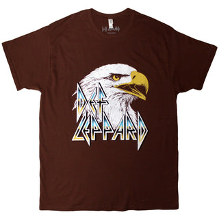 Def Leppard T-Shirt: Eagle (Brown)