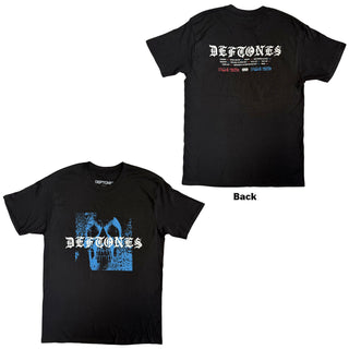 Deftones T-Shirt: Static Skull (Back Print)