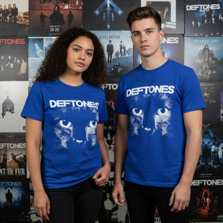 Deftones Unplugged T-Shirt: Sphynx (Blue) (Back Print)