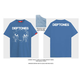 Deftones Unplugged T-Shirt: Sphynx (Blue) (Back Print)