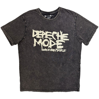 Depeche Mode Stone Wash T-Shirt: People Are People (Charcoal Grey)