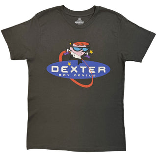 Dexters Laboratory T-Shirt: Boy Genius (Charcoal Grey)