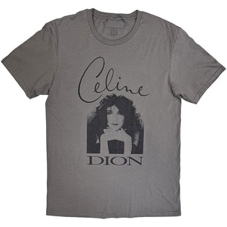 Celine Dion T-Shirt: Celine Photo (Grey)