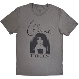 Celine Dion T-Shirt: Celine Photo (Grey)