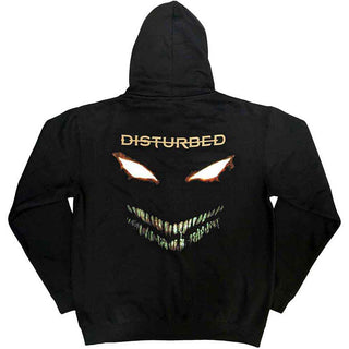 Disturbed Zipped Hoodie: The Face (Back Print)
