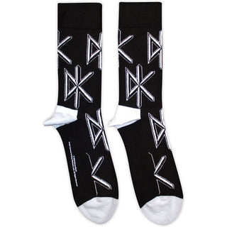 Dead Kennedys Ankle Socks: DK Logo Repeat (Black)
