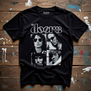 The Doors Carbon T-Shirt: Squares (Black)