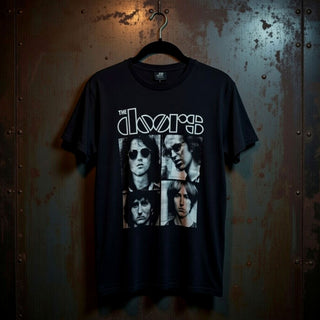 The Doors Carbon T-Shirt: Squares (Black)
