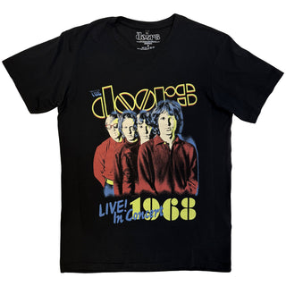 The Doors Carbon T-Shirt: Live In Concert '68 (Black) (Back Print)