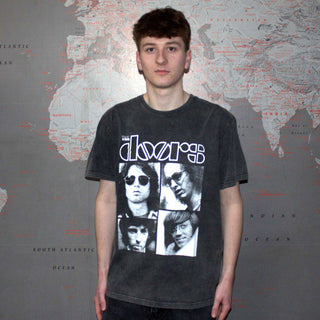 The Doors Stone Wash T-Shirt: Squares