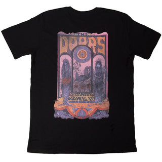 The Doors T-Shirt: Pink Orange (Black) (Back Print)