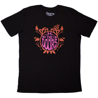 The Doors T-Shirt: Pink Orange (Black) (Back Print)