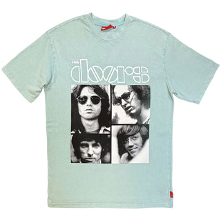 The Doors  Unplugged T-Shirt: Squares Wash (Green)