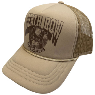Death Row Records Mesh Back Cap: Execution Circle Mono (Sand)