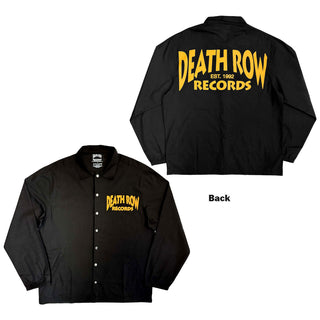 Death Row Records Shirt: Logo (Black) (Back Print)