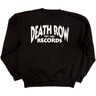 Death Row Records Sweatshirt: Logo (Black) (Back Print)