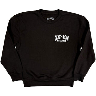 Death Row Records Sweatshirt: Logo (Black) (Back Print)