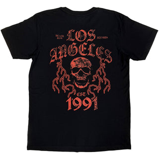 Death Row Records T-Shirt: Red Logo (Black)