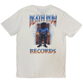 Death Row Records T-Shirt: Execution Full Colour F&B (Natural) (Back Print)