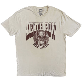 Death Row Records T-Shirt: Execution Circle Mono (Sand)
