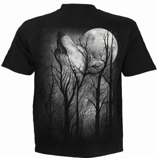 Spiral T-Shirt: Forest Wolf (Black)