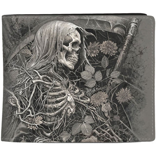 Spiral Wallet: Acid Reaper (Black) (Back Print)