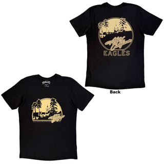 Eagles Premium Carbon T-Shirt: Hotel California (Black) (Back Print)