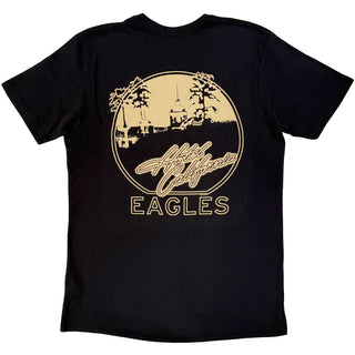 Eagles Premium Carbon T-Shirt: Hotel California (Black) (Back Print)