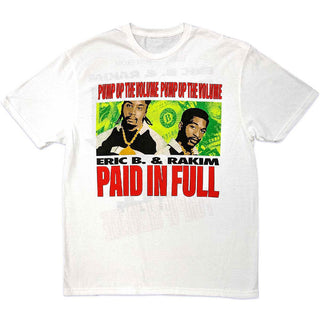 Eric B. & Rakim T-Shirt: Pump Up The Volume (Back Print)