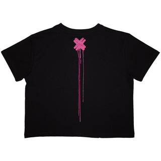 Electric Callboy Ladies Crop Top: Eat Me Alive (Black) (Back Print)
