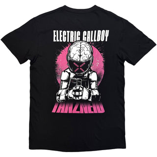 Electric Callboy T-Shirt: Tanzneid Robot (Black) (Back Print)