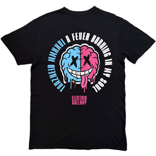 Electric Callboy T-Shirt: Tanzneid Soul Brain (Black) (Back Print)