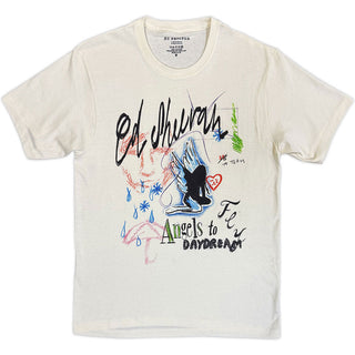 Ed Sheeran T-Shirt: Angels To Daydream (Natural)