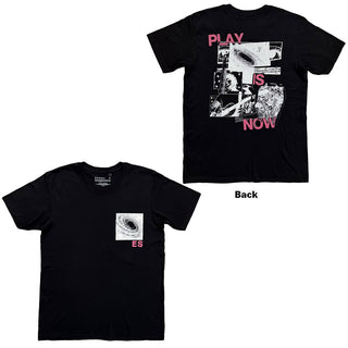 Ed Sheeran T-Shirt: Play is Now (Black) (Back Print)