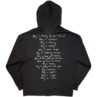 Ed Sheeran Zipped Hoodie: Play (Black) (Back & Sleeve Print)