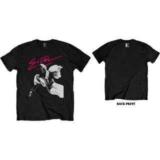 Elton John T-Shirt: Pink Brush (Back Print)